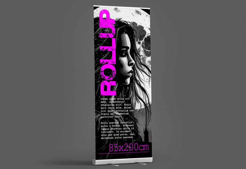 roll-up banner design